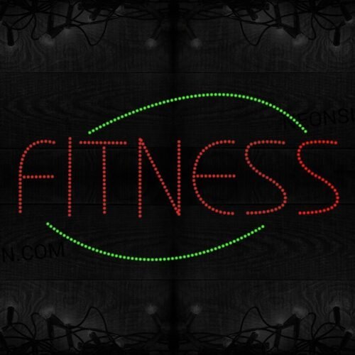Fitness With Curve Line LED Bulb