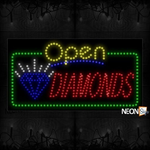 Open Diamonds With Diamond LED Bulb