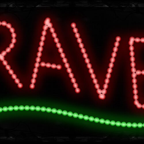 Image of Travel Open LED Bulb Sign