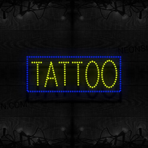 Image of Tattoo Open LED Bulb Sign