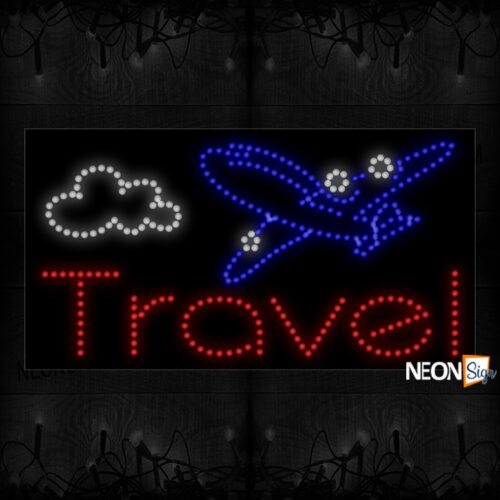 Image of Travel With Airplane And Cloud Images LED Bulb