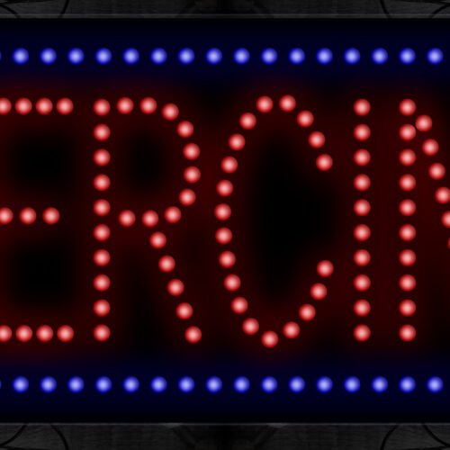 Image of Body Piercing LED Bulb Sign