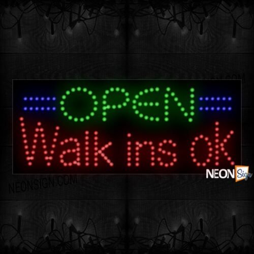 Image of Open Walk Ins Ok With Blue Line LED Bulb