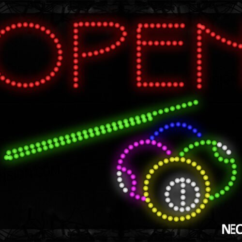 Image of Open With Billiards LED Bulb
