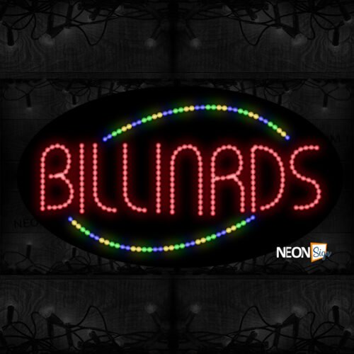 Image of Billiards With Colorful Arc Border LED Bulb