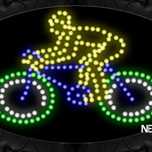 Image of Bike With A Man LED Bulb