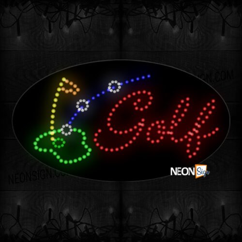 Image of Golf With A Flag And Pot LED Bulb