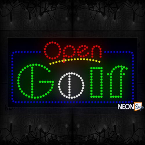 Image of Open Golf With Border LED Bulb