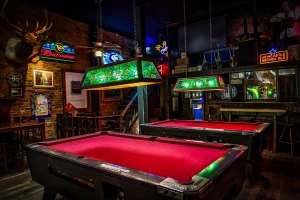 Image of Bar Billiards Gambling Game Neon Sign