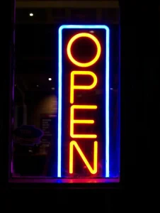 -open-neon-sign